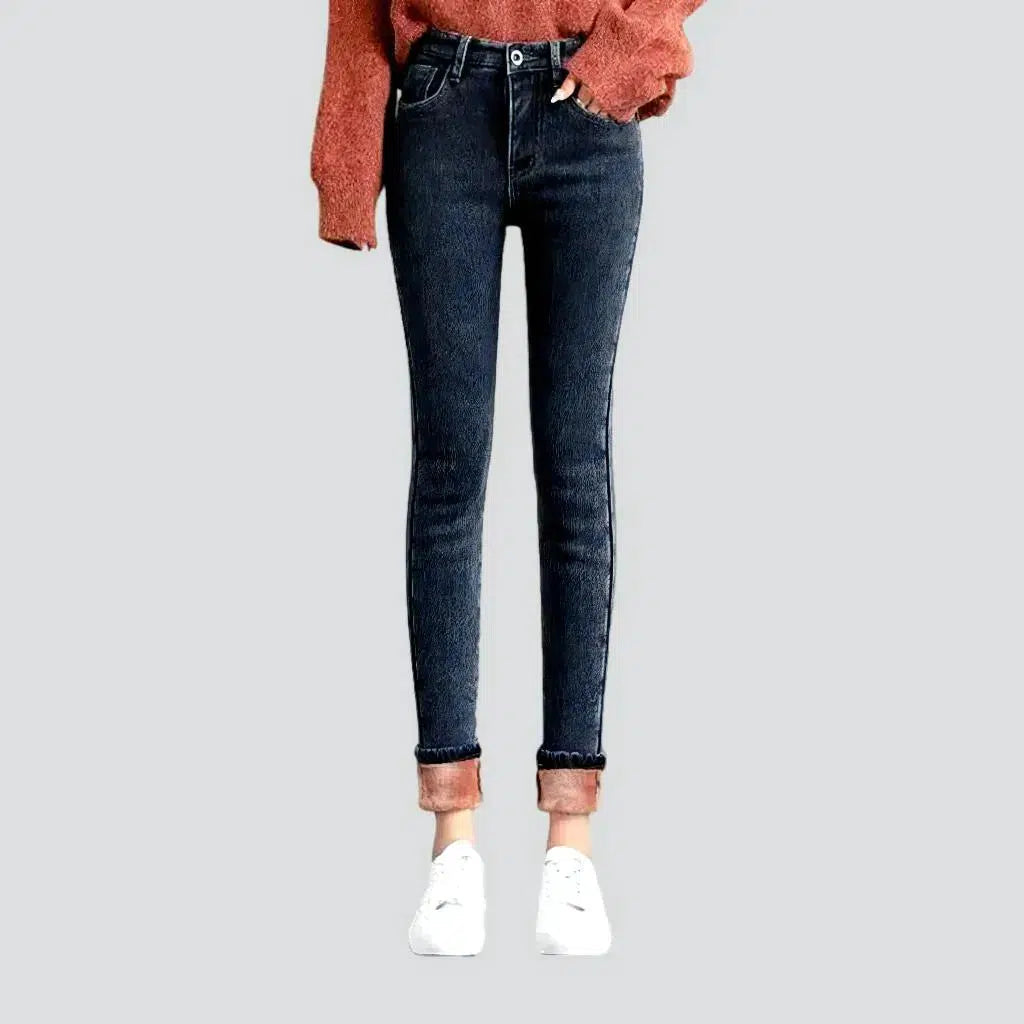 Fleece street jeans
 for women | Jeans4you.shop