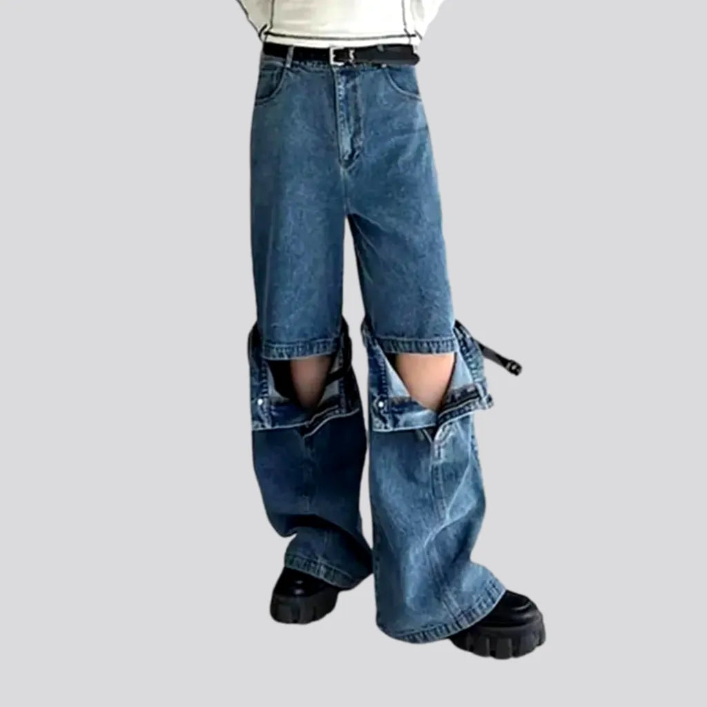 Floor-length men's detachable jeans | Jeans4you.shop