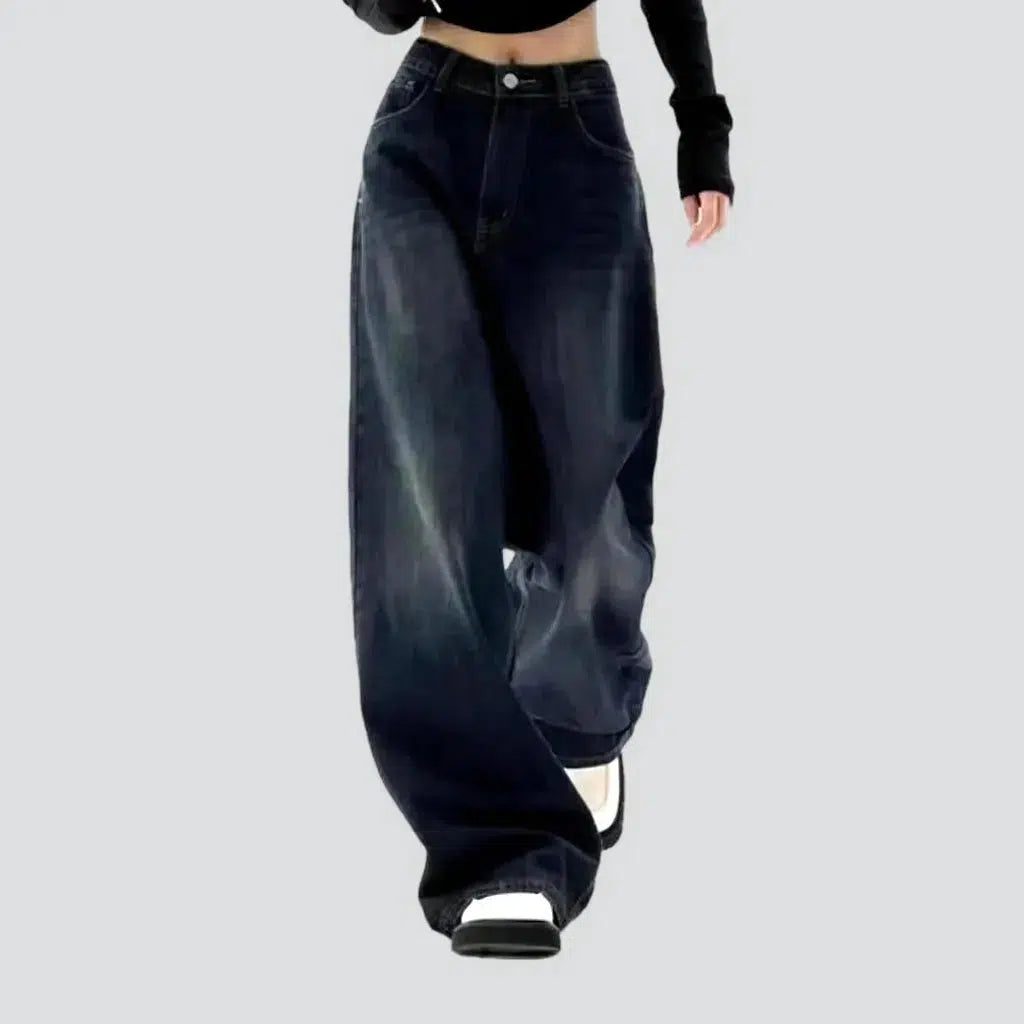 Floor-length mid-waist jeans | Jeans4you.shop
