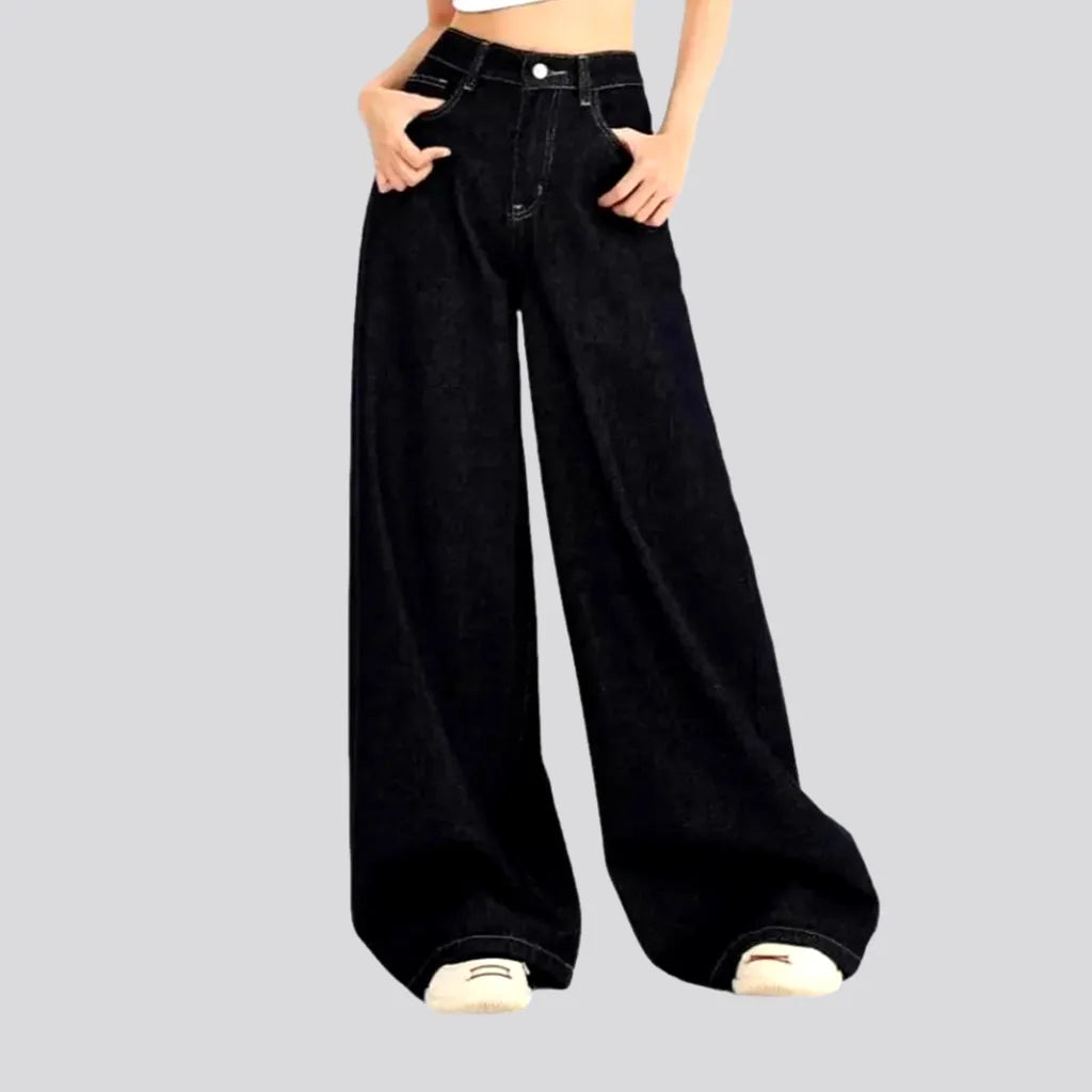 Floor-length monochrome jeans
 for women | Jeans4you.shop