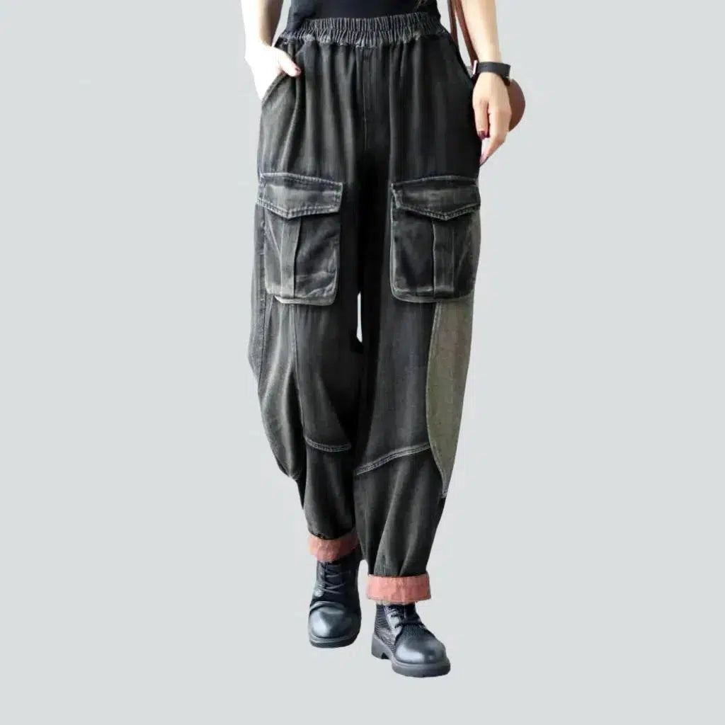 Front cargo fashion women's jean pants | Jeans4you.shop