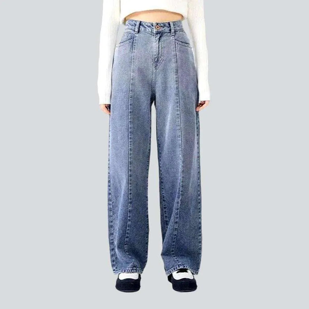 Front seam contrast women's jeans | Jeans4you.shop