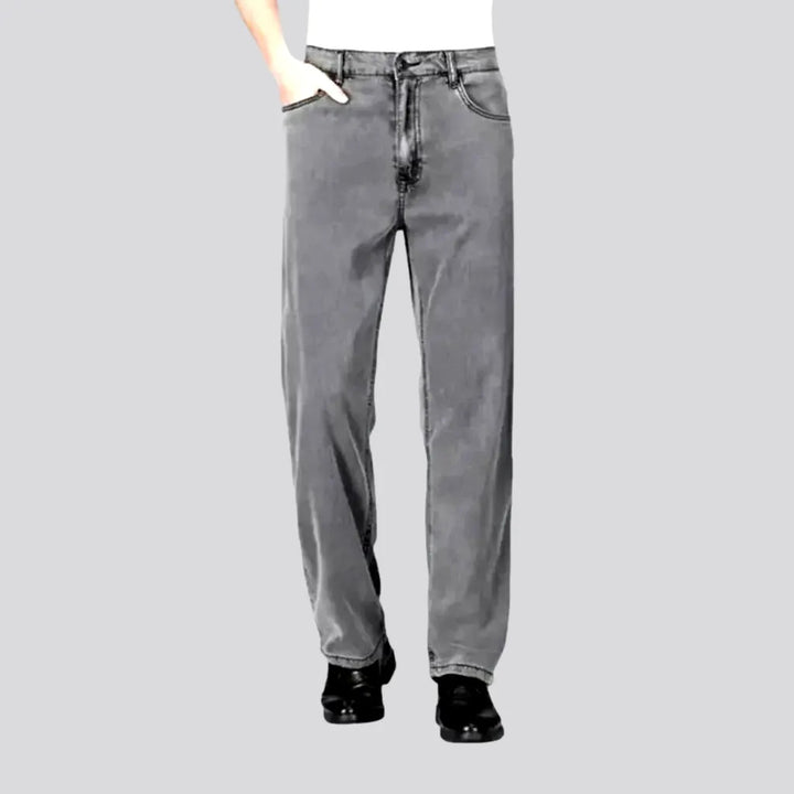 Grey men's soft jeans | Jeans4you.shop