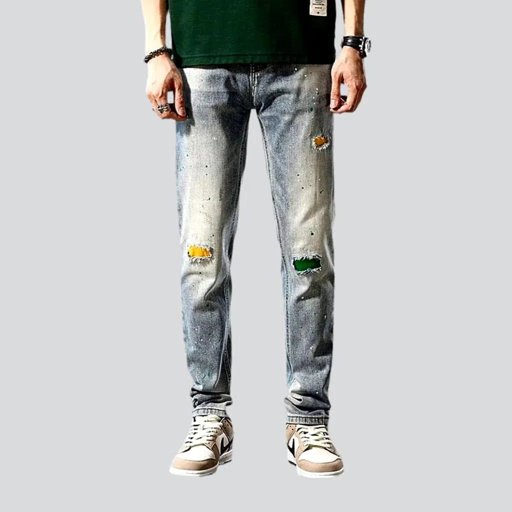 Grunge men's distressed jeans | Jeans4you.shop