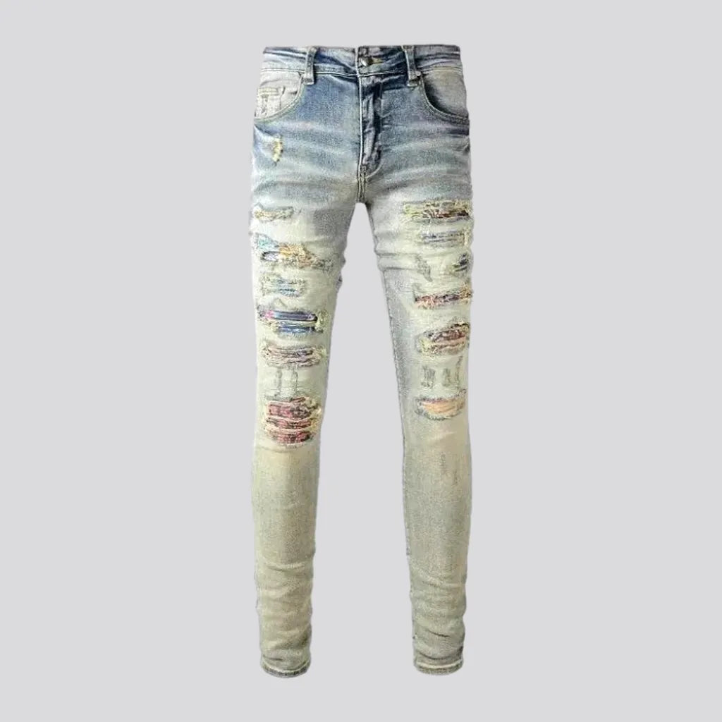 Grunge whiskered jeans
 for men | Jeans4you.shop