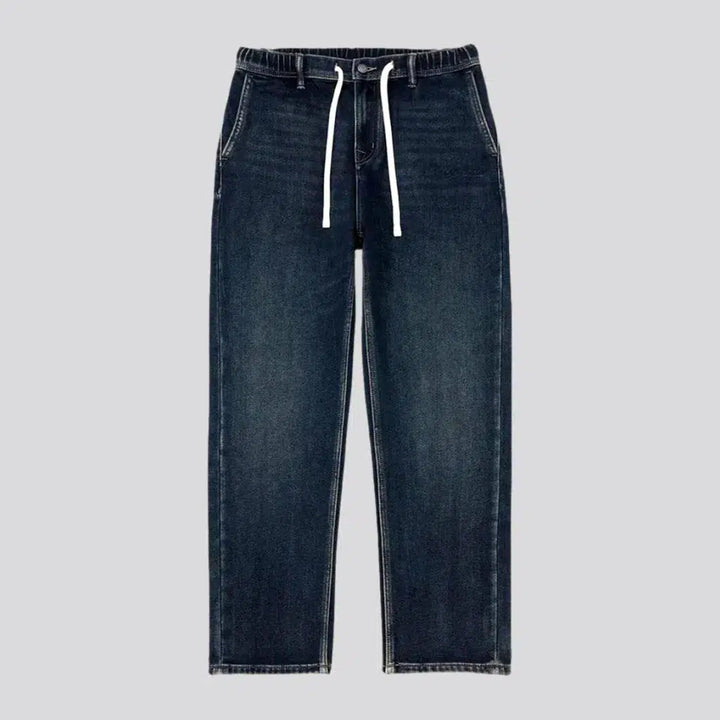 Heavyweight men's dark jeans | Jeans4you.shop