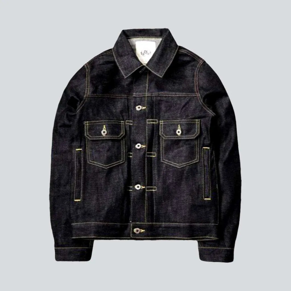 Heavyweight selvedge denim jacket | Jeans4you.shop