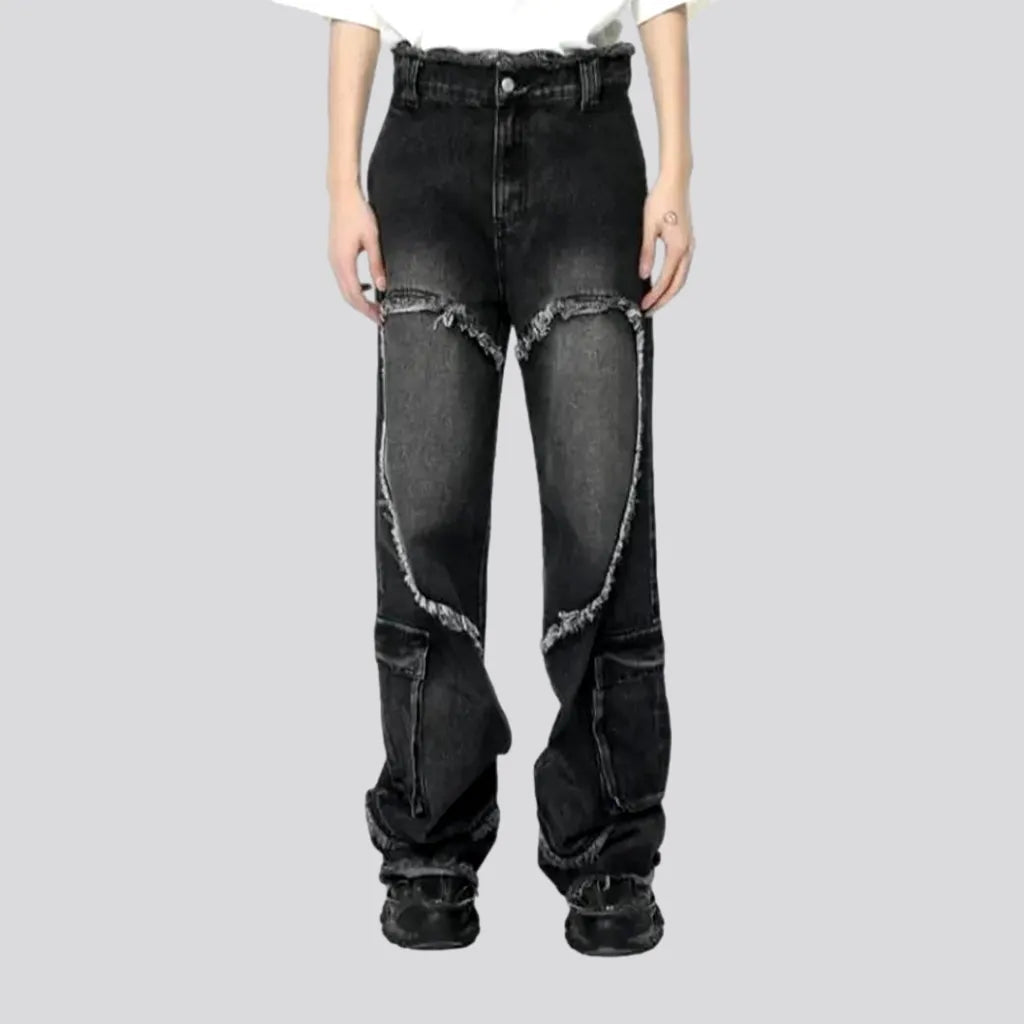 Hem-pockets men's high-waist jeans | Jeans4you.shop