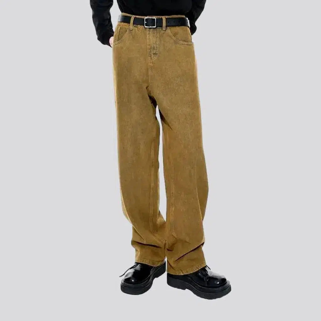 High-waist men's sand jeans | Jeans4you.shop