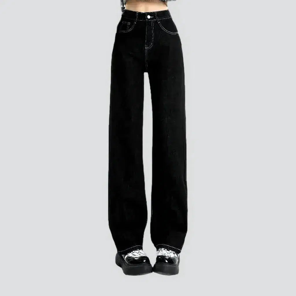 High-waist monochrome jeans
 for women | Jeans4you.shop