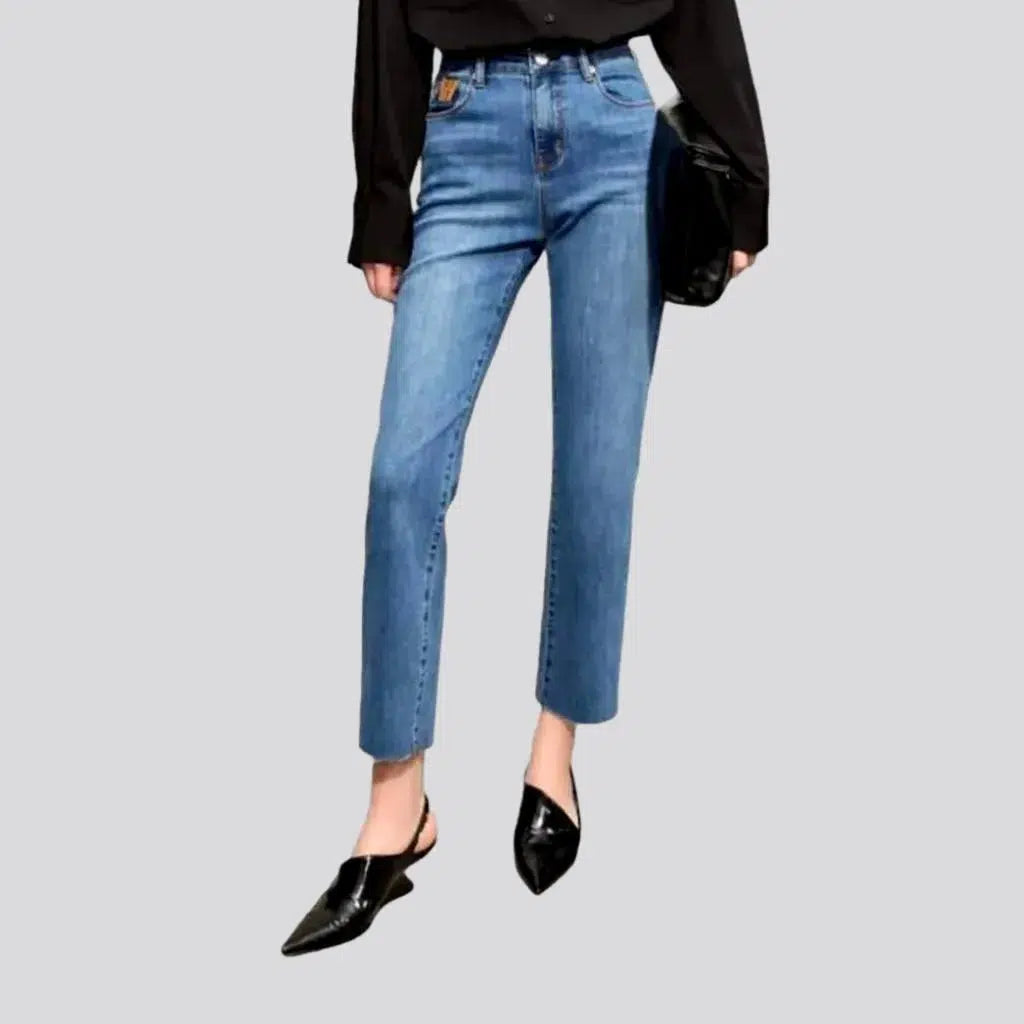 High-waist stonewashed jeans
 for women | Jeans4you.shop