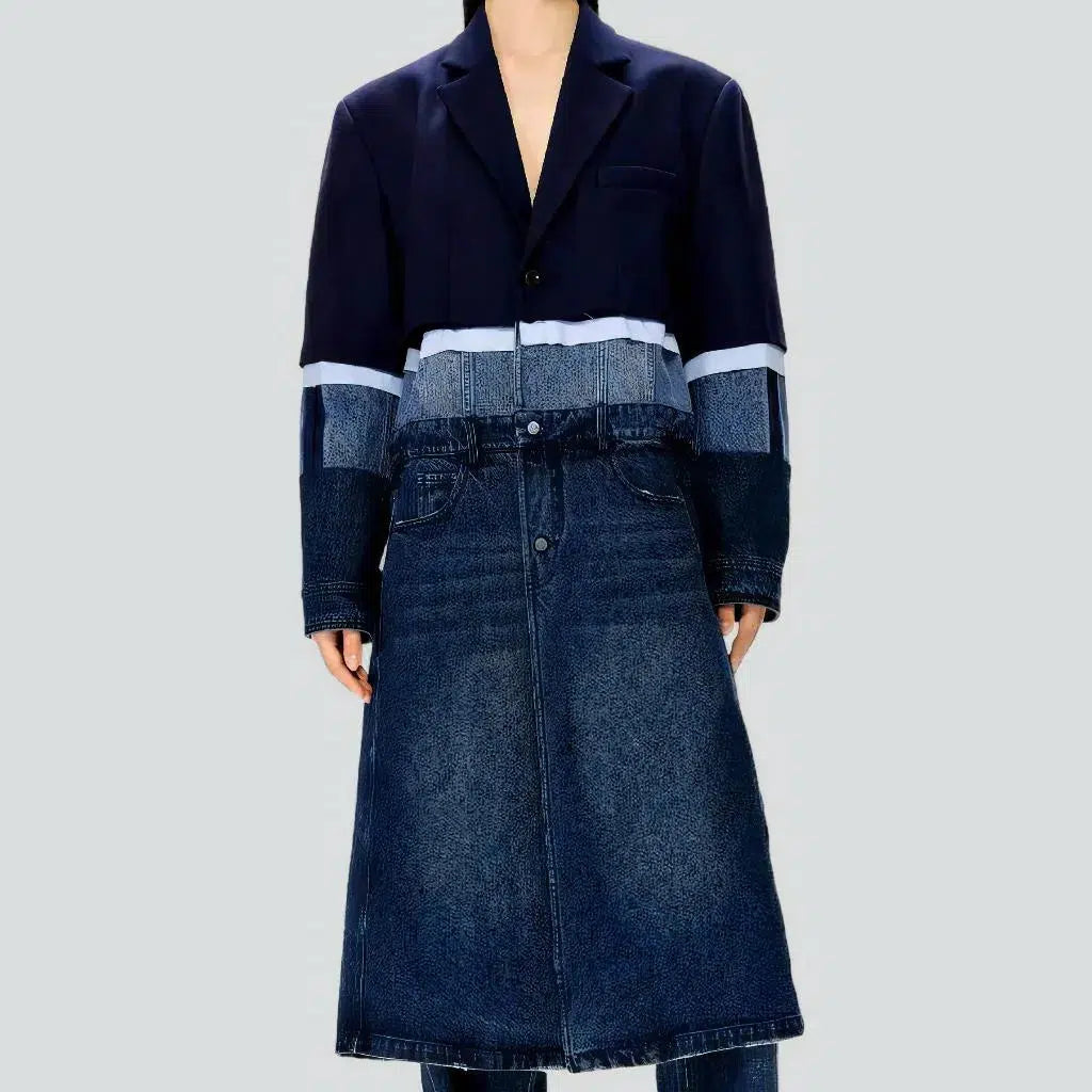 Layered women's denim coat | Jeans4you.shop