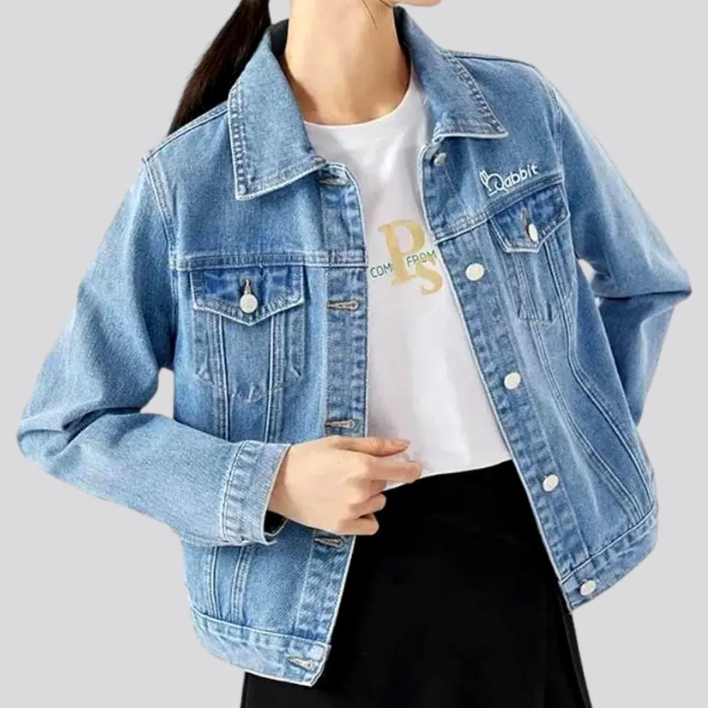 Light-wash 90s denim jacket
 for women | Jeans4you.shop
