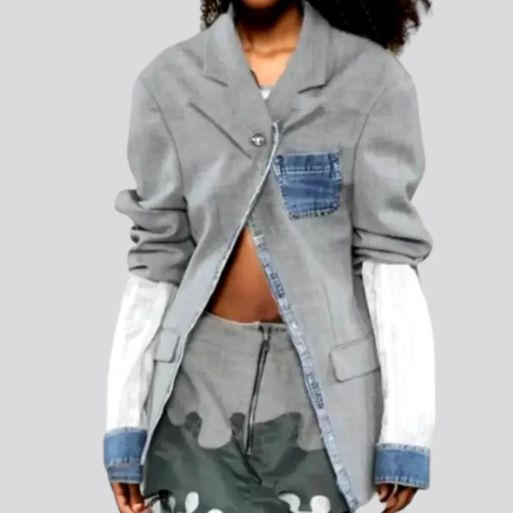 Light-wash denim blazer
 for ladies | Jeans4you.shop