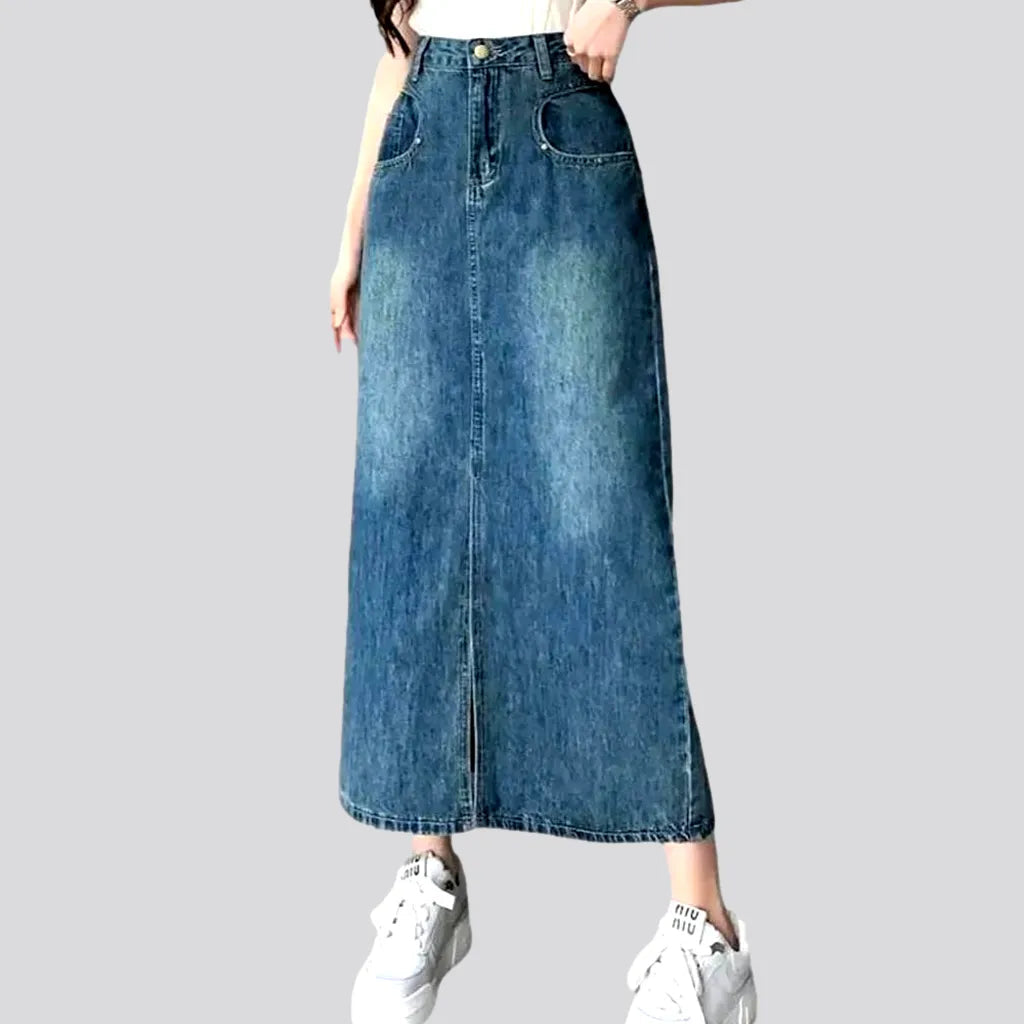 Long fashion jeans skirt
 for women | Jeans4you.shop