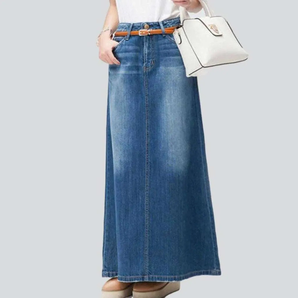 Long jeans skirt for women | Jeans4you.shop