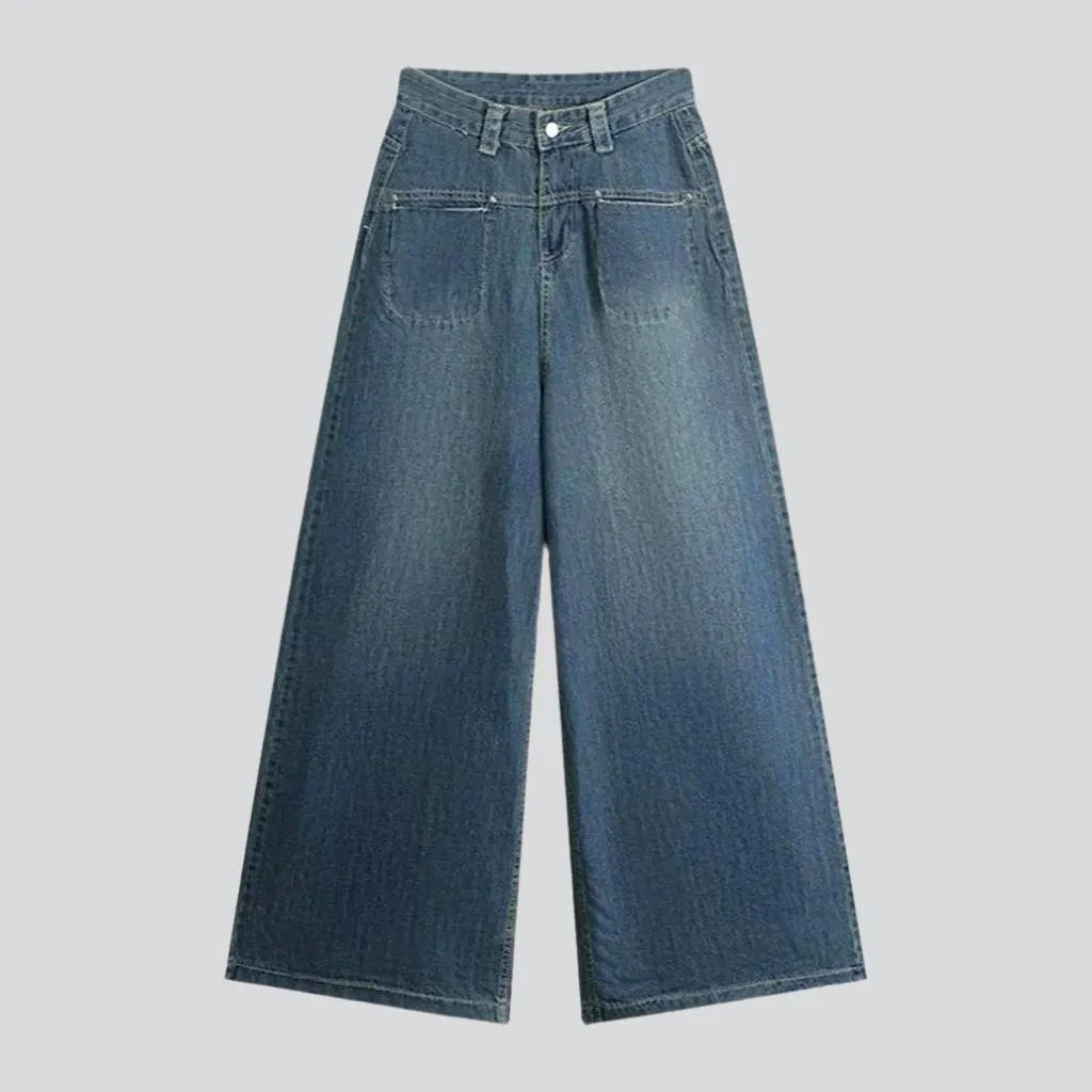 Medium wash women's 90s jeans | Jeans4you.shop
