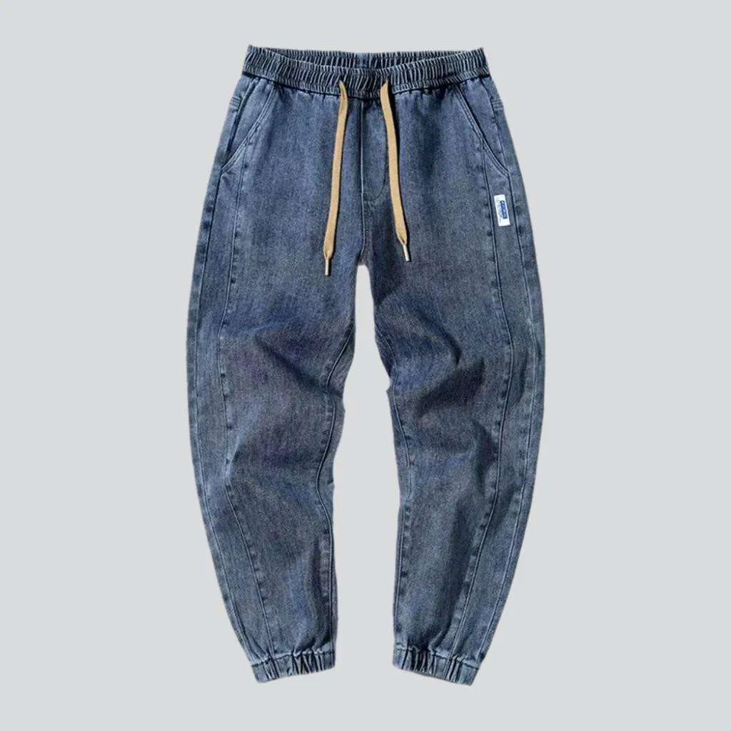 Mid-waist joggers men's denim pants | Jeans4you.shop