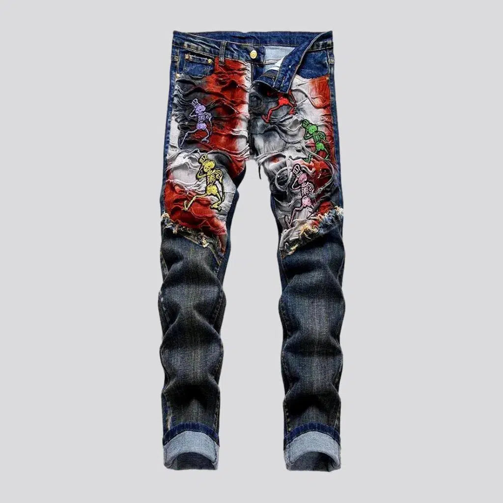 Mid-waist men's stretchy jeans | Jeans4you.shop