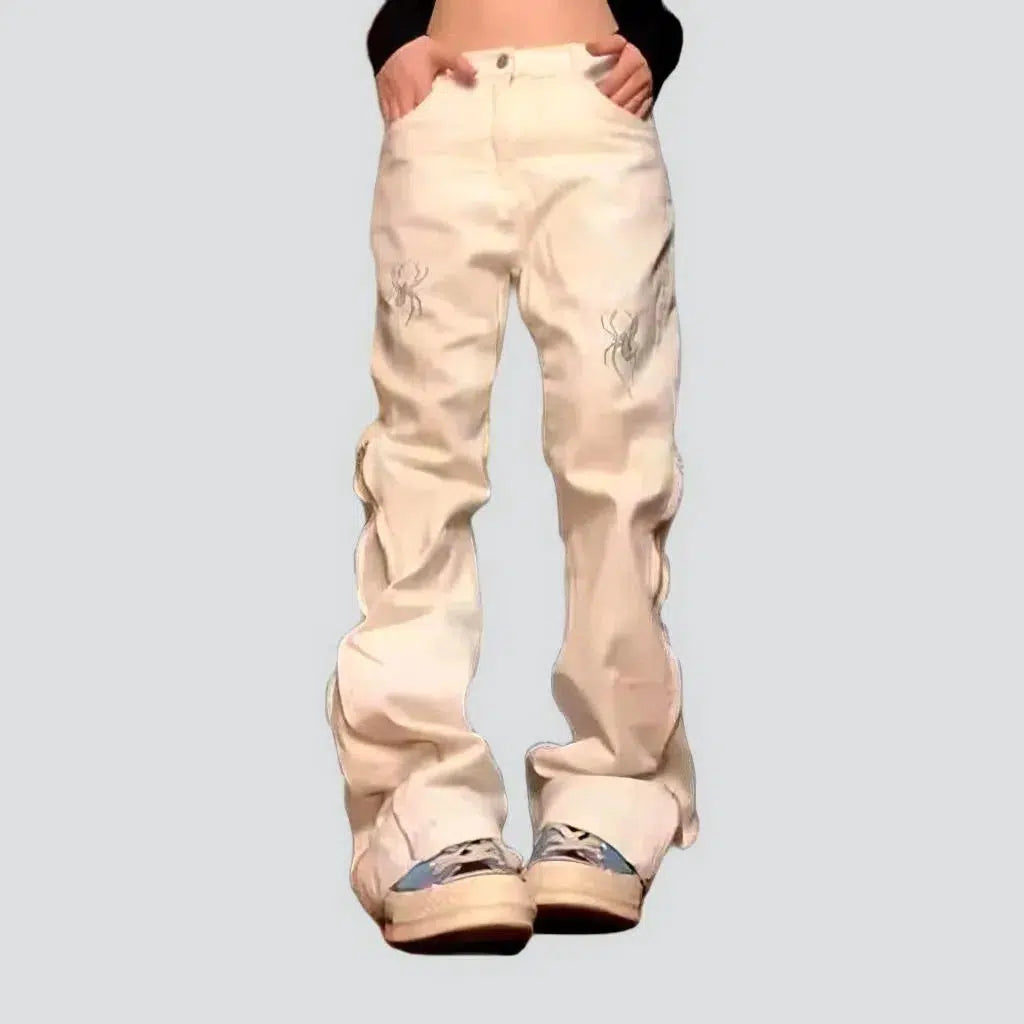 Mid-waist women's baggy jeans | Jeans4you.shop