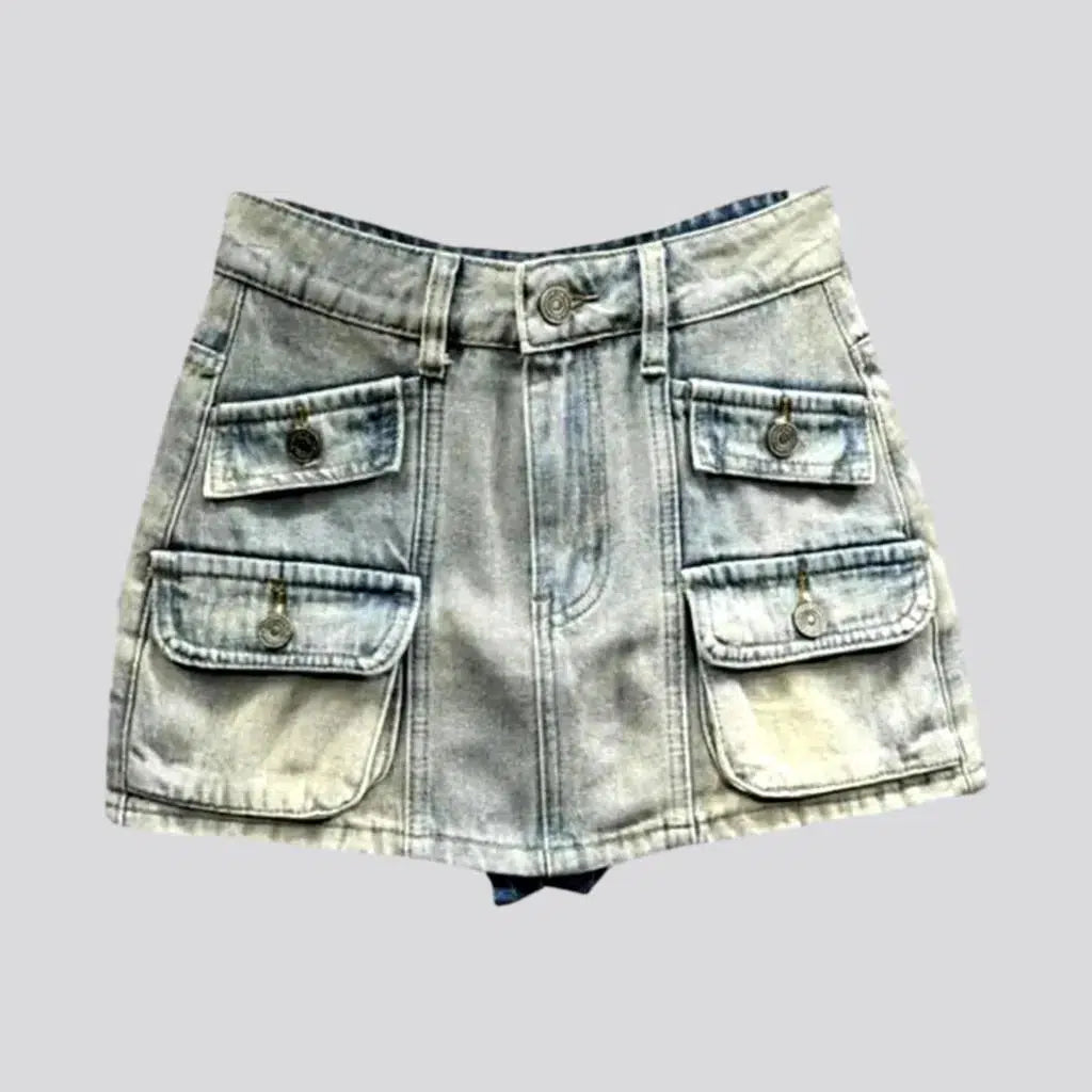 Mini vintage women's jean skirt | Jeans4you.shop