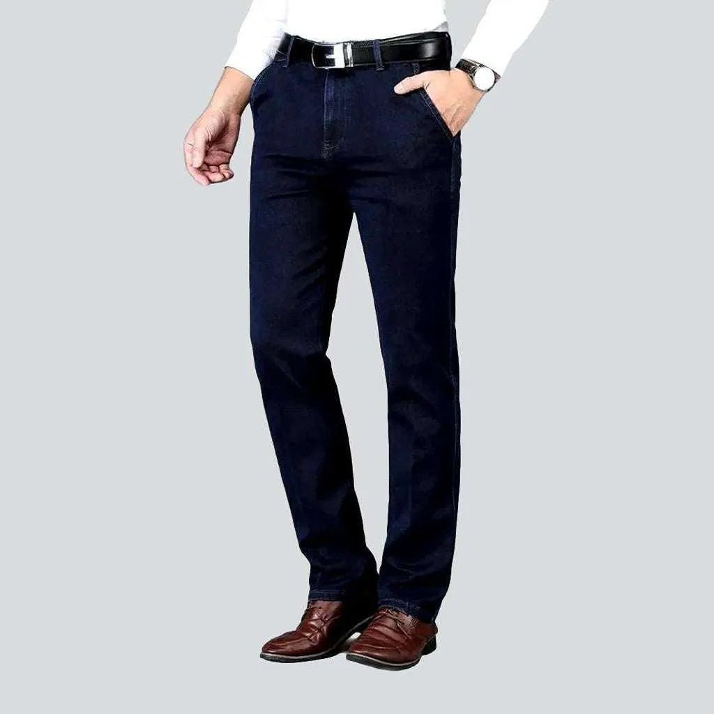 Navy business casual denim pants | Jeans4you.shop