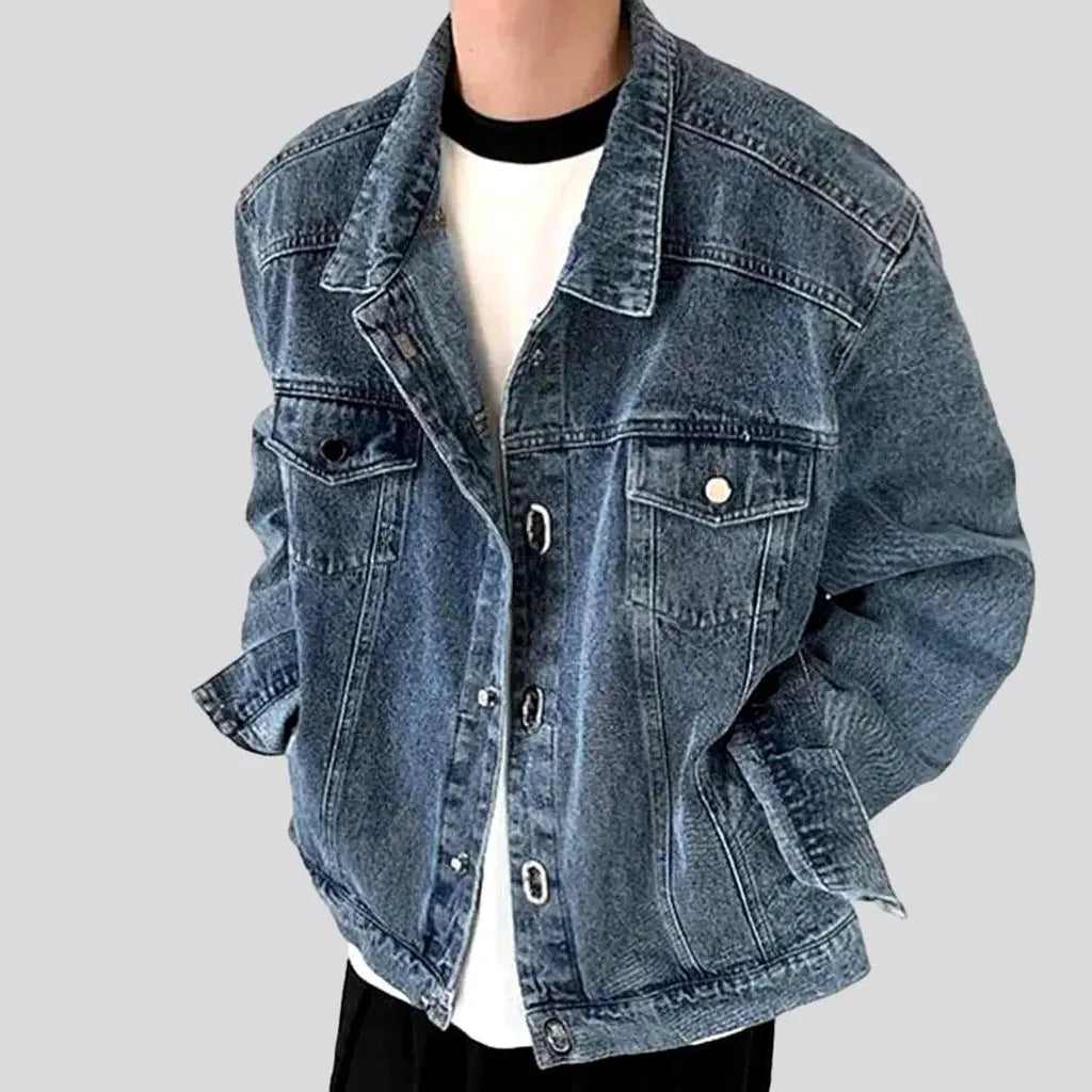 Oversized fashion jean jacket | Jeans4you.shop