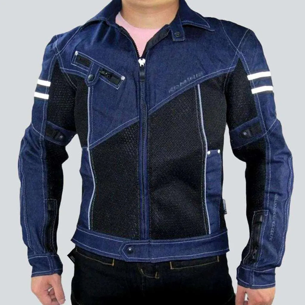 Protective slim riding jeans jacket | Jeans4you.shop
