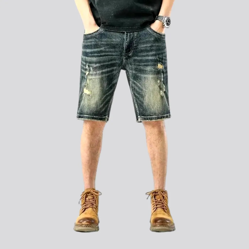 Ripped fashion men's jean shorts | Jeans4you.shop