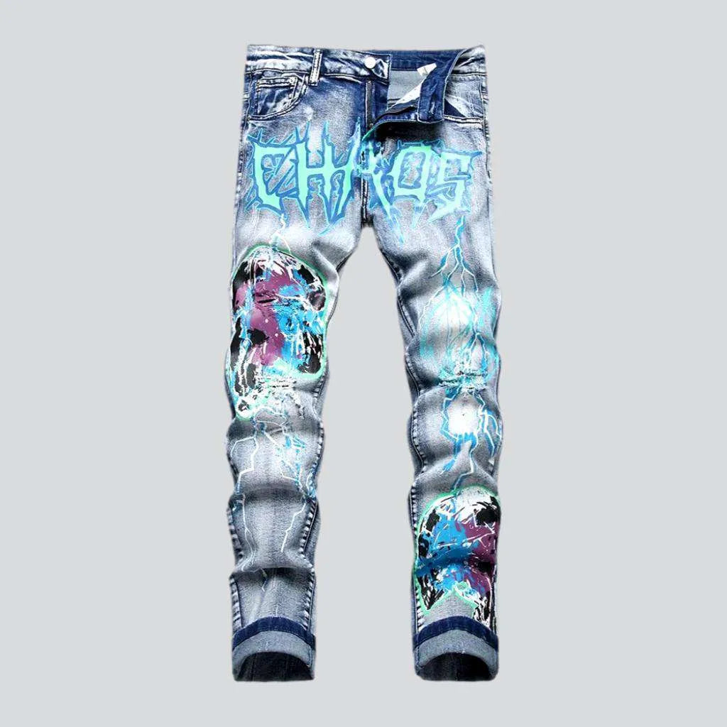 Ripped men's y2k jeans | Jeans4you.shop