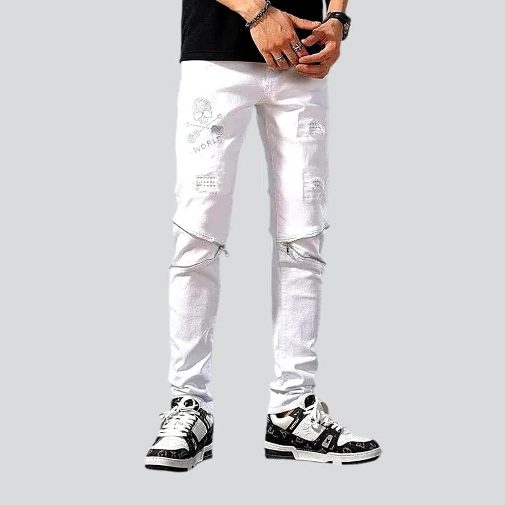 Ripped street jeans
 for men | Jeans4you.shop