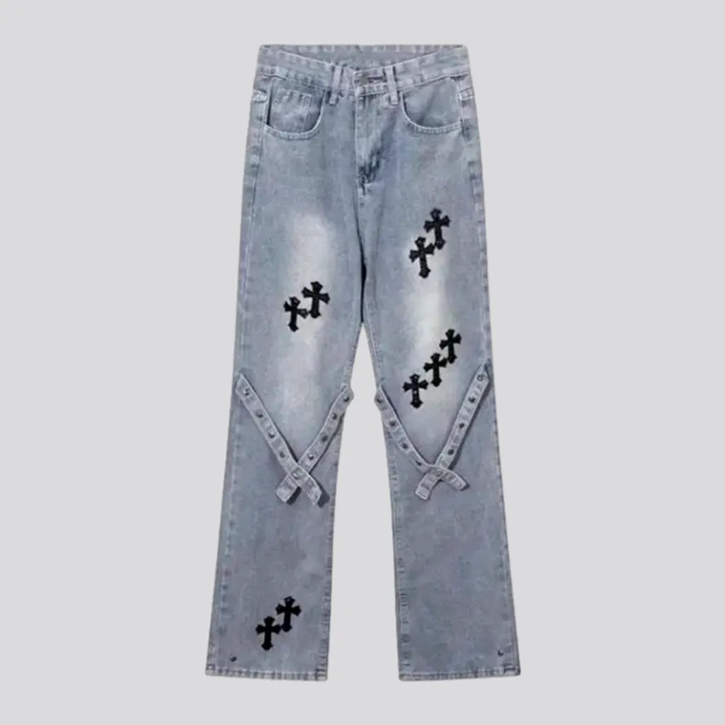 Rivet women's sanded jeans | Jeans4you.shop