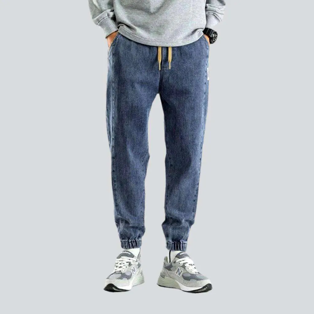 Rubber hem casual men's jean pants | Jeans4you.shop