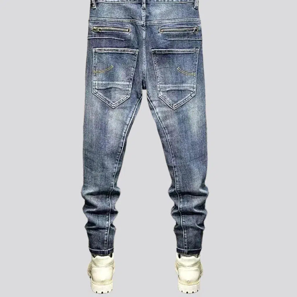Medium wash men's vintage jeans