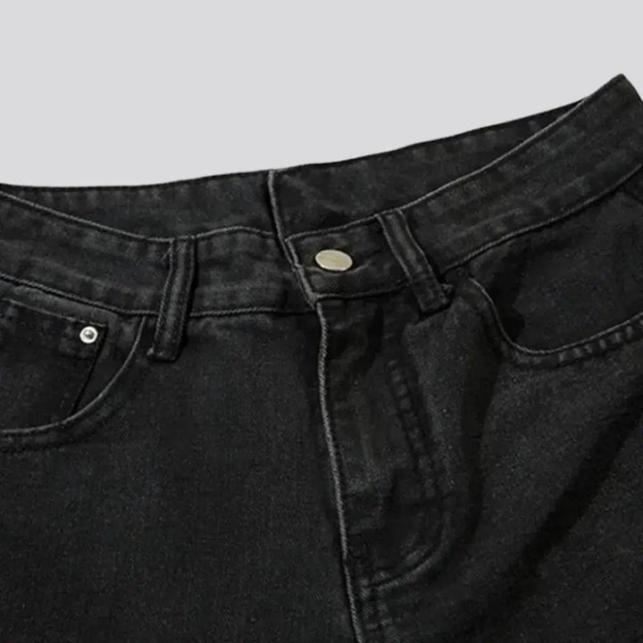 Sanded yellow-cast jeans
 for men