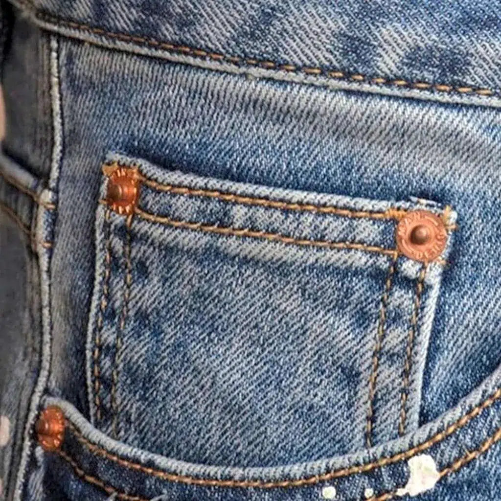 Distressed men's y2k jeans