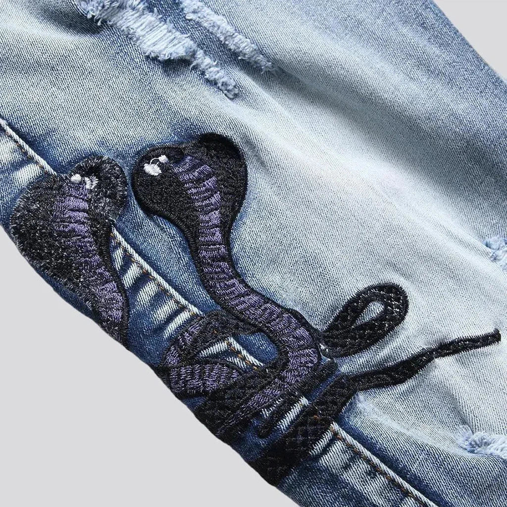 Vintage men's grunge jeans