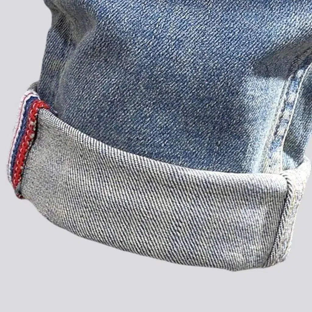 Mid-waist vintage jeans
 for men