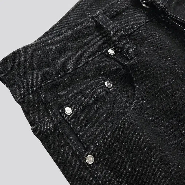 All-over-print men's y2k jeans