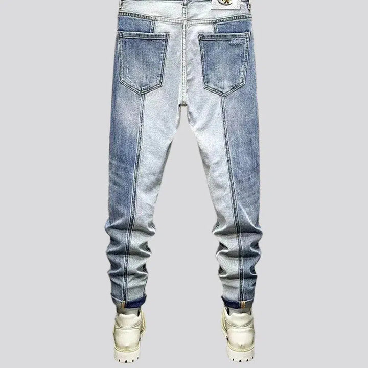 Patchwork jeans
 for men