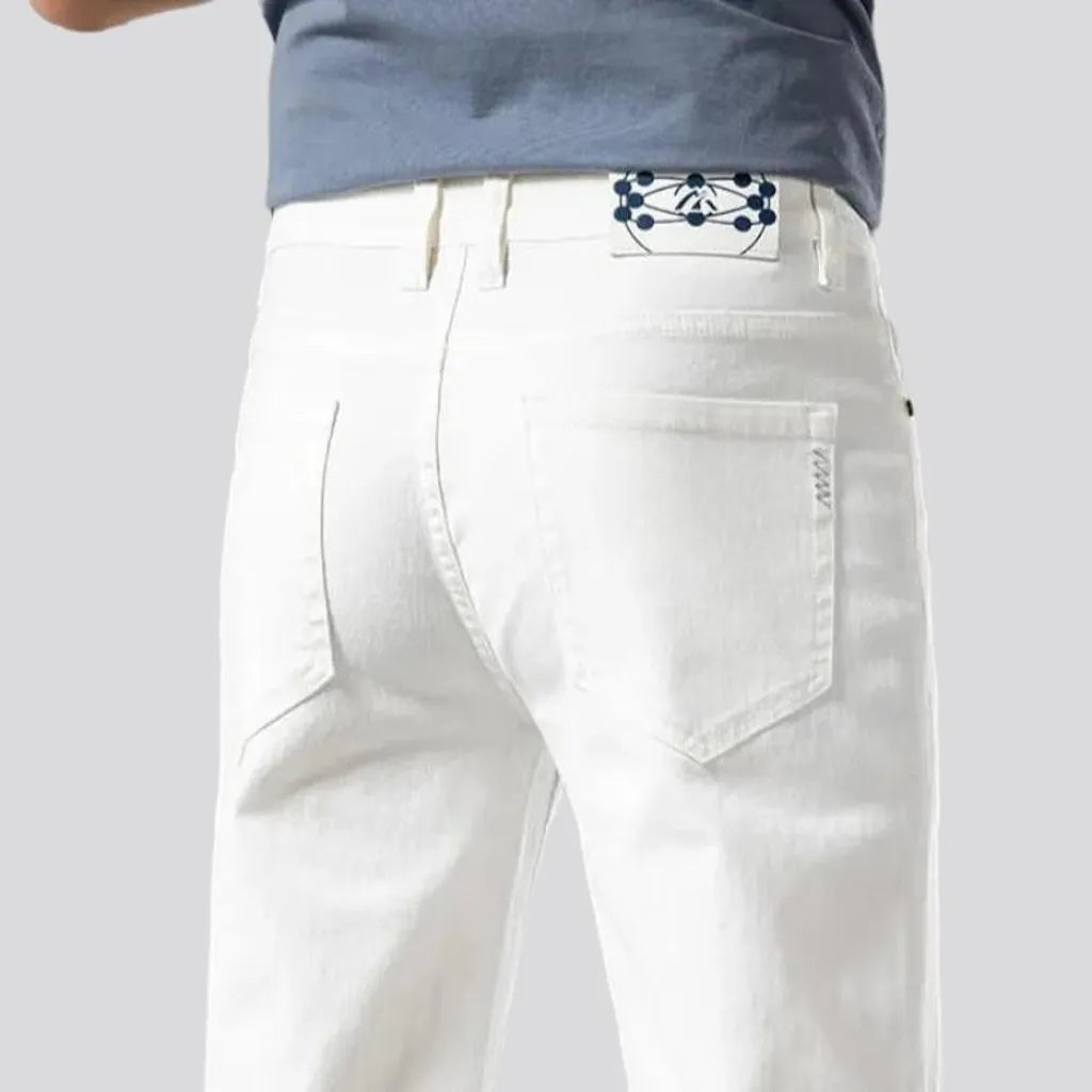 White 90s men's jean pants