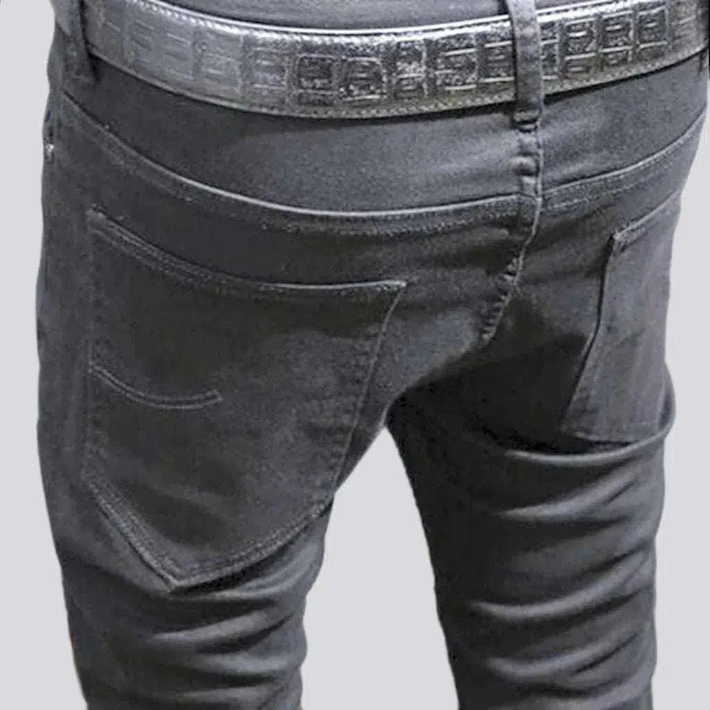 Black y2k jeans
 for men