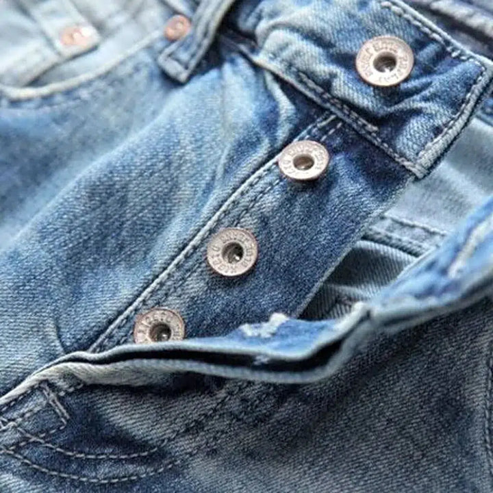 Sanded vintage jeans
 for men