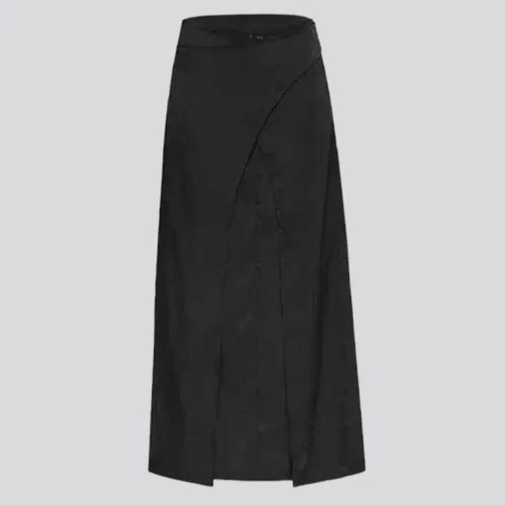 Monochrome 90s women's jean skirt