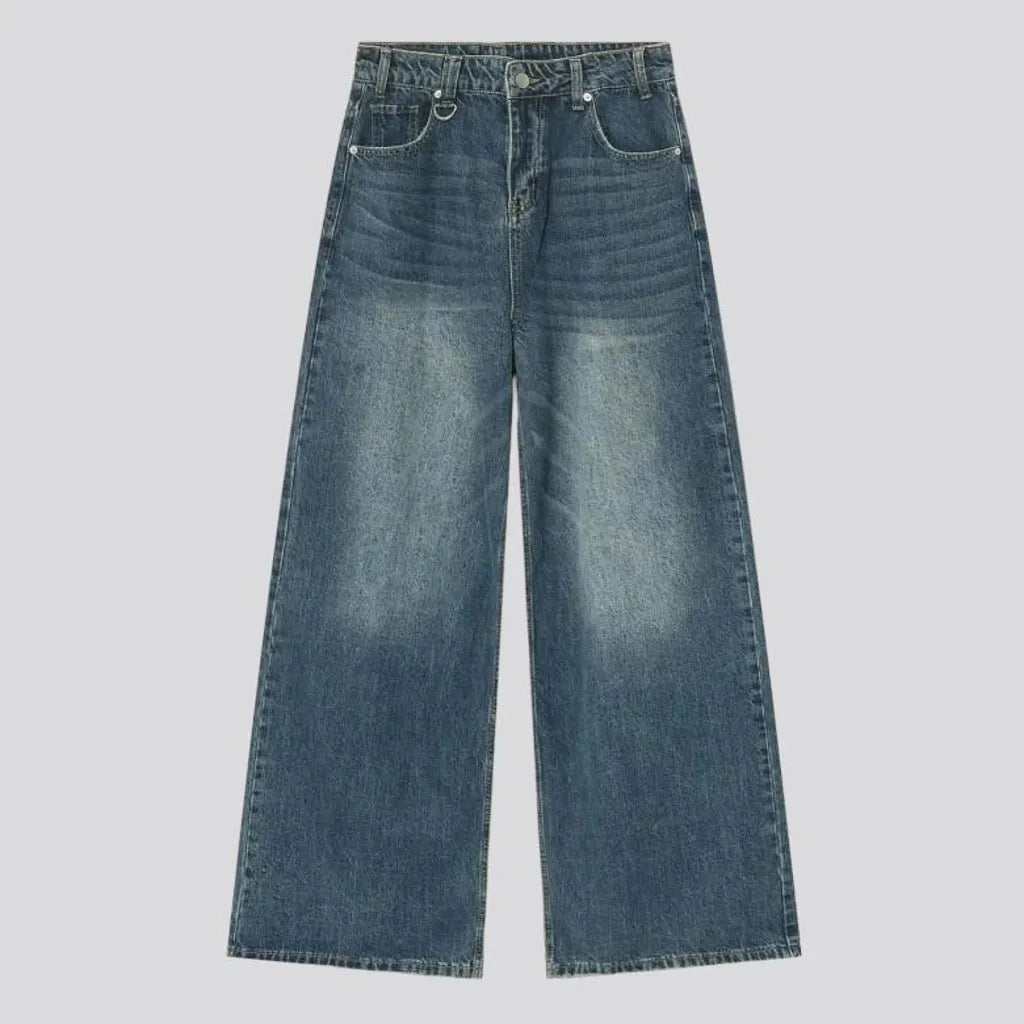 Retro sanded jeans
 for men
