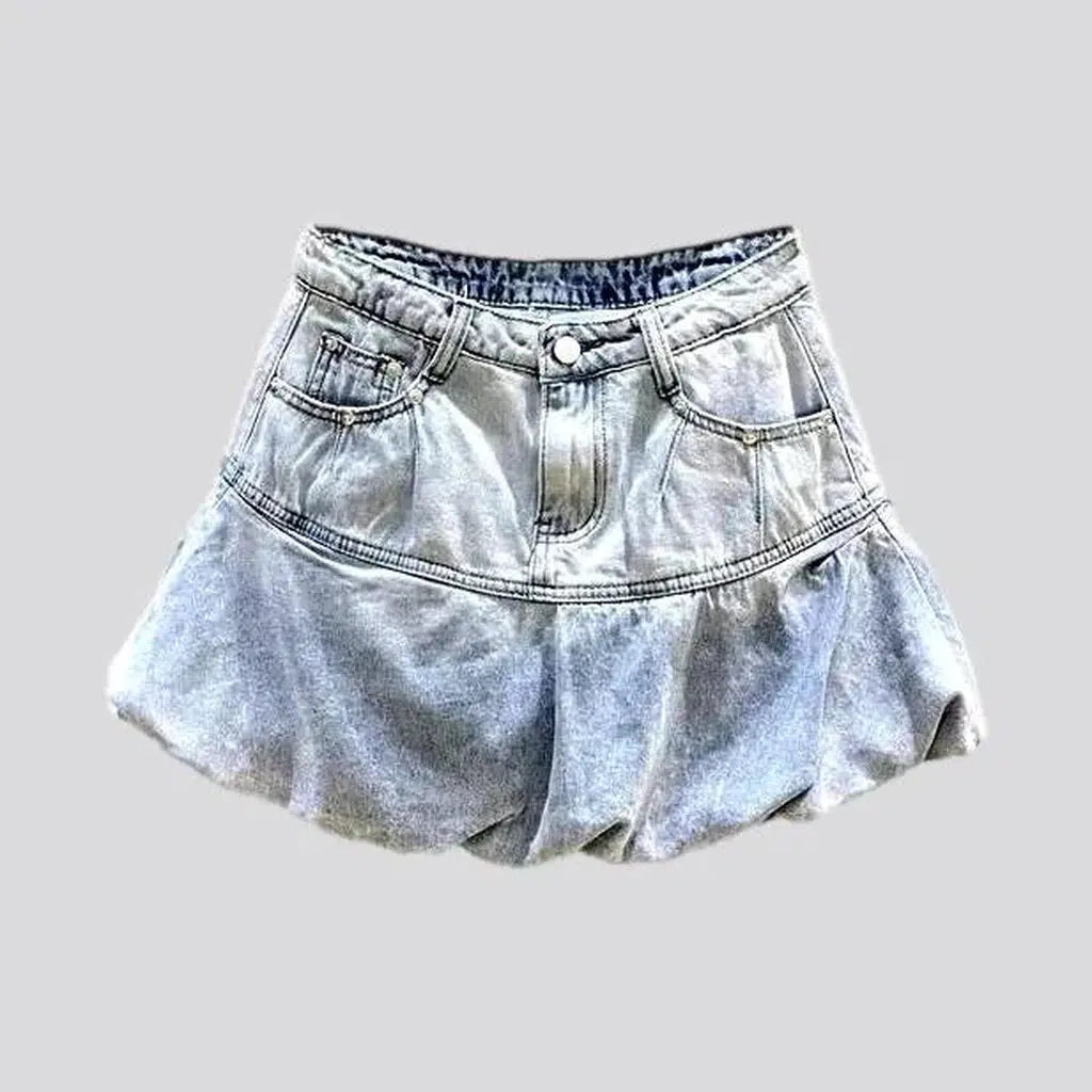Mini vintage women's denim skort | Jeans4you.shop