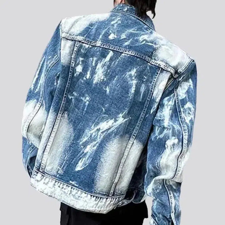 Vintage y2k men's jean jacket