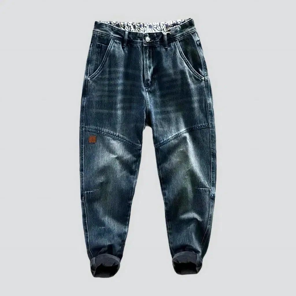 Sanded fleece jeans
 for men | Jeans4you.shop