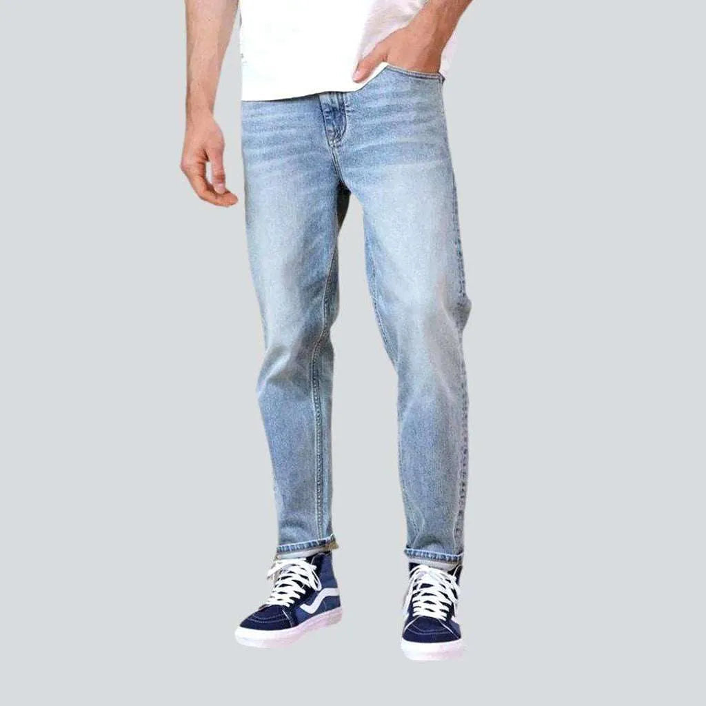 Sanded men's tapered jeans | Jeans4you.shop