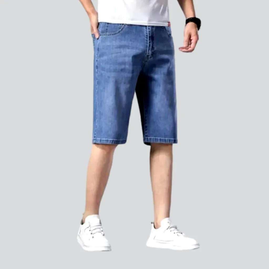 Sanded straight men's jean shorts | Jeans4you.shop